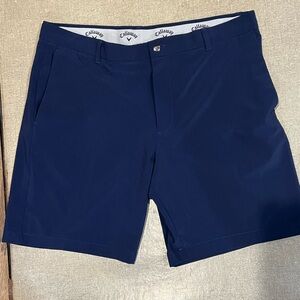 Callaway Men's Deep Blue Flat Front Shorts